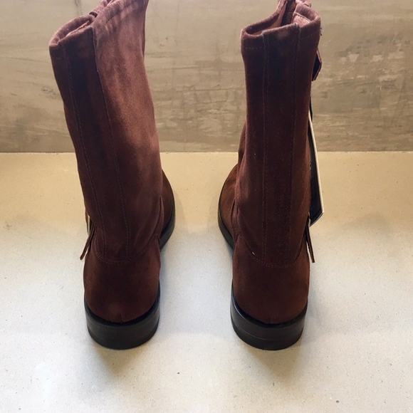 Frye Natalie Mid Engineer Oiled Suede Boot - Picture 4 of 7